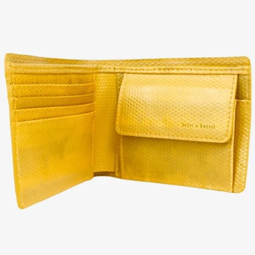 Billfold Wallet Coin Pocket Made Of  British Reclaimed Firehose /Parachute Silk