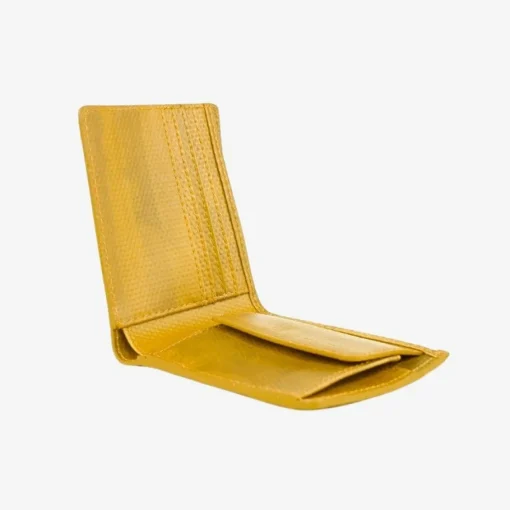 Billfold Wallet Coin Pocket Made Of  British Reclaimed Firehose /Parachute Silk