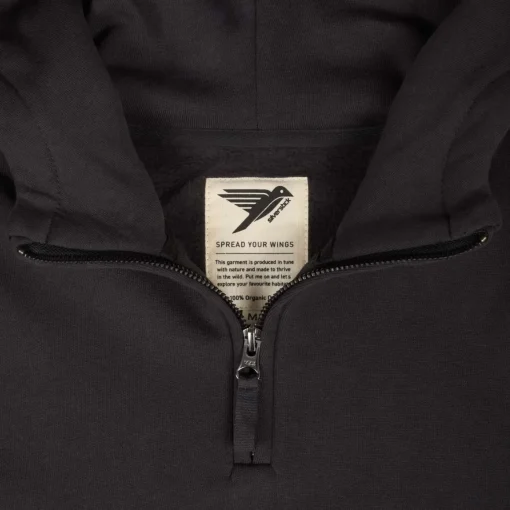 Birling Quarter Zip Hoodie Made From Organic Cotton