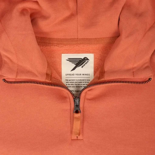 Birling Quarter Zip Hoodie Made From Organic Cotton