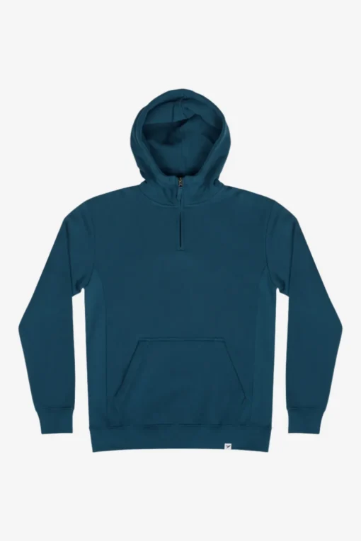 Birling Quarter Zip Hoodie Made From Organic Cotton