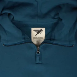 Birling Quarter Zip Hoodie Made From Organic Cotton