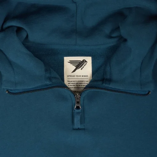 Birling Quarter Zip Hoodie Made From Organic Cotton