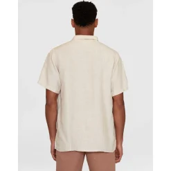 Box Fit Short Sleeved Organic Linen Shirt Made Of Organic Linen