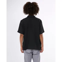 Box Fit Short Sleeved Organic Linen Shirt Made Of Organic Linen