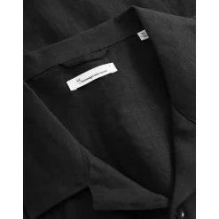 Box Fit Short Sleeved Organic Linen Shirt Made Of Organic Linen