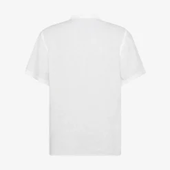 Box Fit Short Sleeved Organic Linen Shirt Made Of Organic Linen