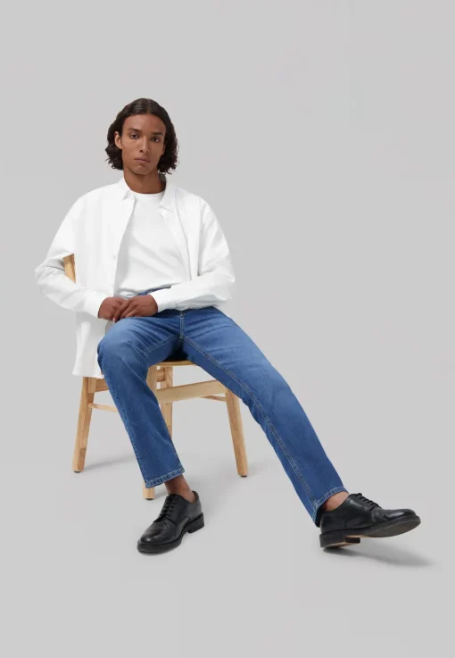 Bryce Mid Straight Made Of Recycled And Organic Cotton Mix