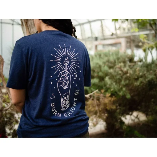Burn Bright T-shirt Made Of Organic Cotton