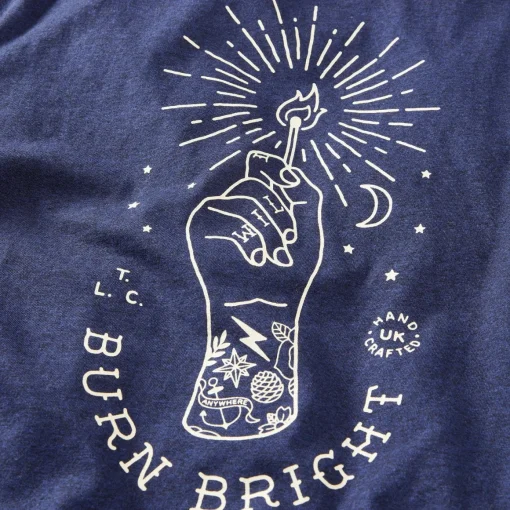 Burn Bright T-shirt Made Of Organic Cotton