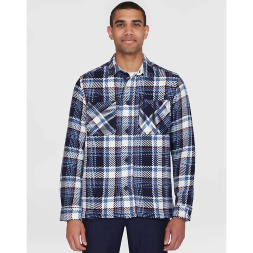 Checked Overshirt Made Of Organic Cotton