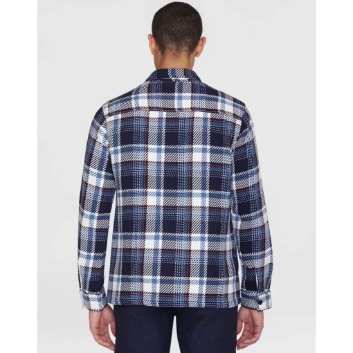 Checked Overshirt Made Of Organic Cotton