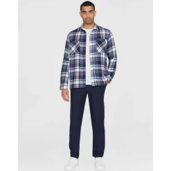 Checked Overshirt Made Of Organic Cotton