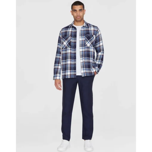Checked Overshirt Made Of Organic Cotton