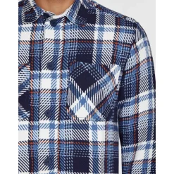 Checked Overshirt Made Of Organic Cotton