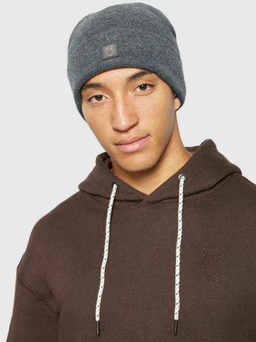 Double Layer Fine Merino Wool Beanie Made Of Organic Wool
