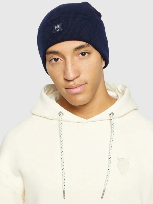 Double Layer Fine Merino Wool Beanie Made Of Organic Wool