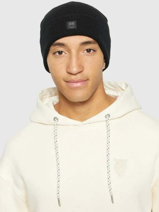 Double Layer Fine Merino Wool Beanie Made Of Organic Wool