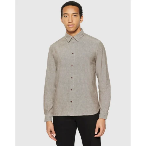Heavy Twill Flannel Shirt Made Of Organic Cotton