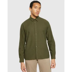 Heavy Twill Flannel Shirt Made Of Organic Cotton