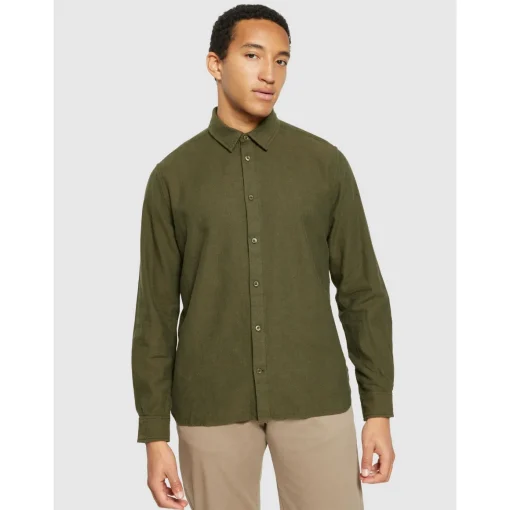 Heavy Twill Flannel Shirt Made Of Organic Cotton