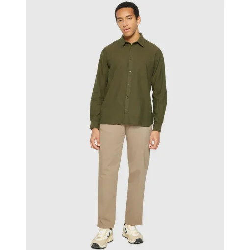 Heavy Twill Flannel Shirt Made Of Organic Cotton