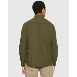 Heavy Twill Flannel Shirt Made Of Organic Cotton