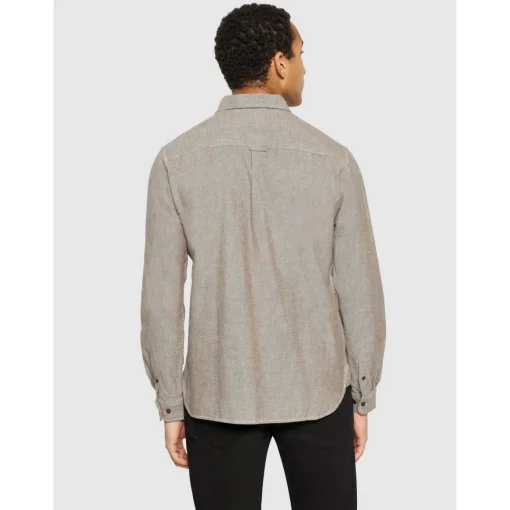 Heavy Twill Flannel Shirt Made Of Organic Cotton