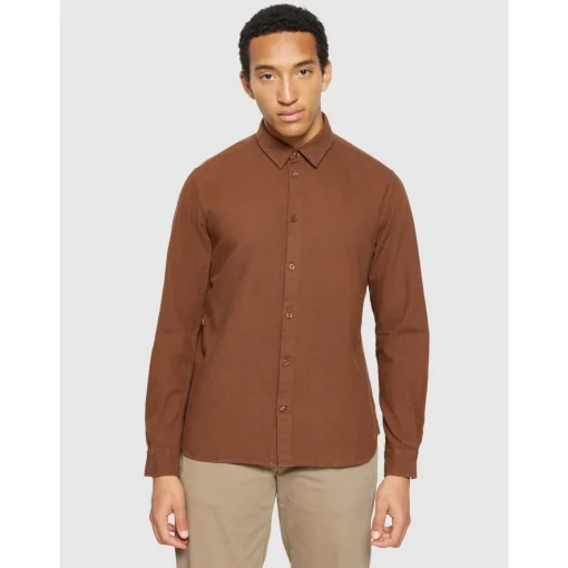 Heavy Twill Flannel Shirt Made Of Organic Cotton