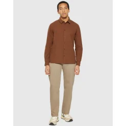 Heavy Twill Flannel Shirt Made Of Organic Cotton