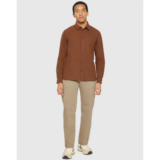 Heavy Twill Flannel Shirt Made Of Organic Cotton