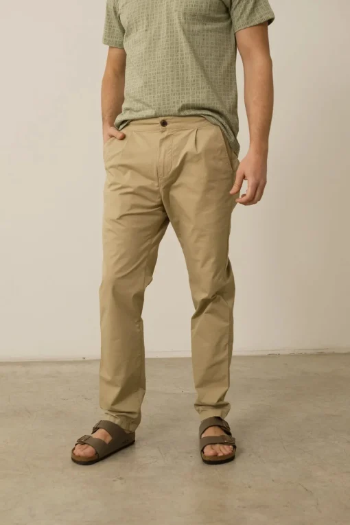 Herman Casual Chino Pants Made of Linen Blend