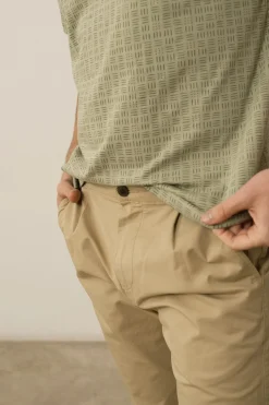 Herman Casual Chino Pants Made of Linen Blend