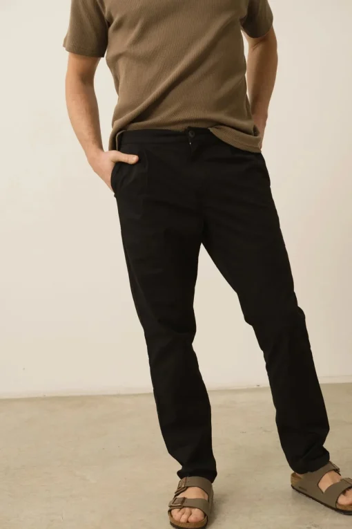 Herman Casual Chino Pants Made of Linen Blend