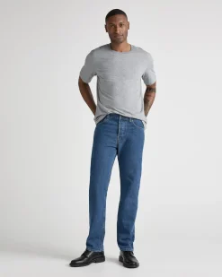 John Mid Straight Made Of Recycled And Organic Cotton Mix