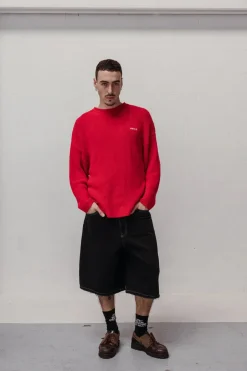 Light Blue Sweater Made Of Organic Cotton