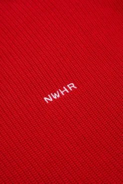Light Red Sweater Made Of Organic Cotton