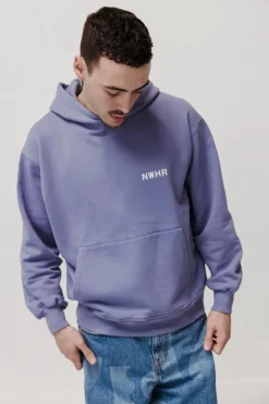 Lilac Washed Hoodie Made Of Organic Cotton