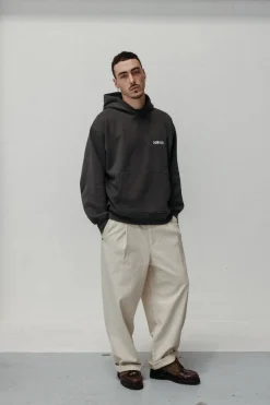 Lilac Washed Hoodie Made Of Organic Cotton