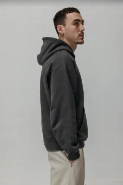 Lilac Washed Hoodie Made Of Organic Cotton