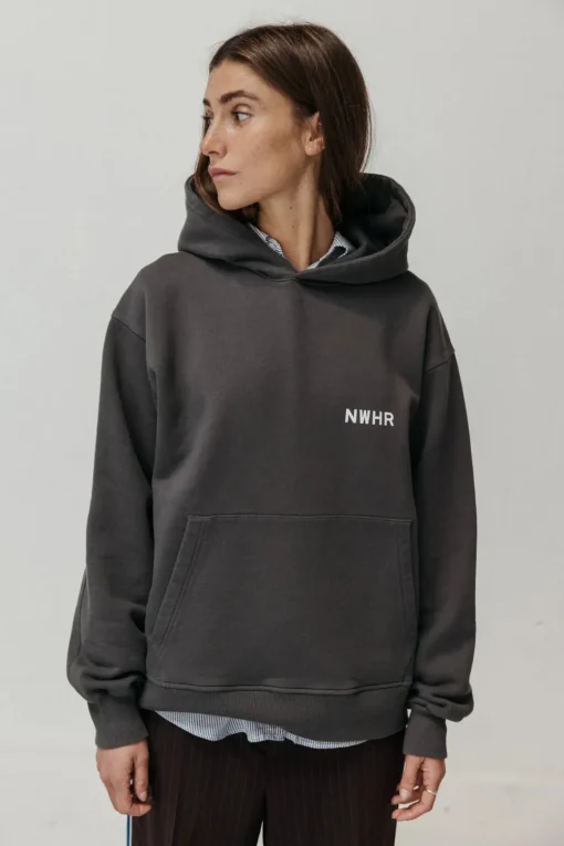 Lilac Washed Hoodie Made Of Organic Cotton