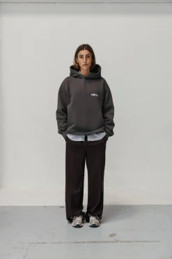 Lilac Washed Hoodie Made Of Organic Cotton