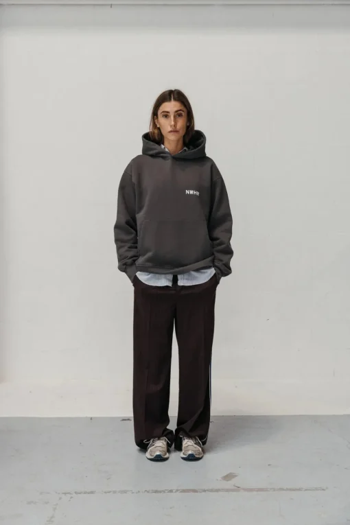 Lilac Washed Hoodie Made Of Organic Cotton