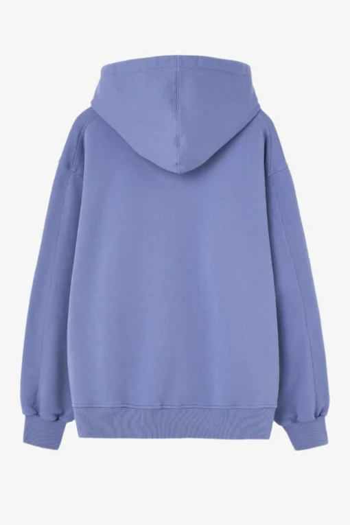 Lilac Washed Hoodie Made Of Organic Cotton