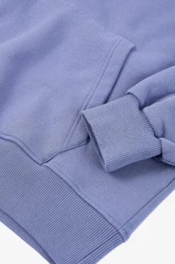Lilac Washed Hoodie Made Of Organic Cotton