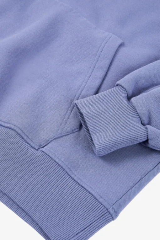 Lilac Washed Hoodie Made Of Organic Cotton