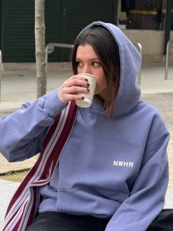 Lilac Washed Hoodie Made Of Organic Cotton