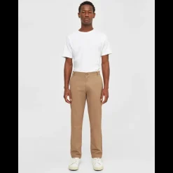 Luca Slim Twill Chinos Made Of Organic Cotton Mix