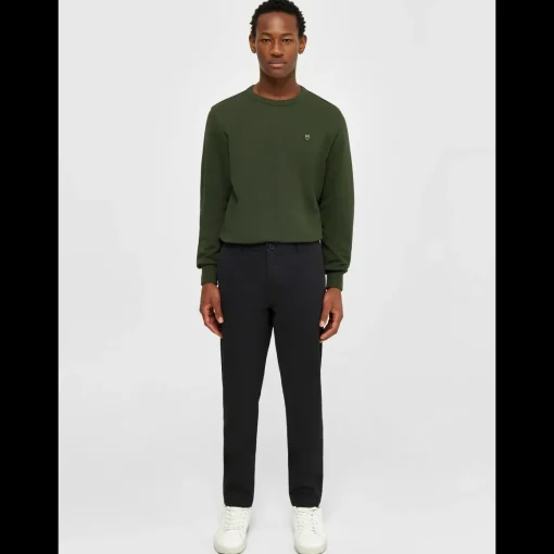 Luca Slim Twill Chinos Made Of Organic Cotton Mix