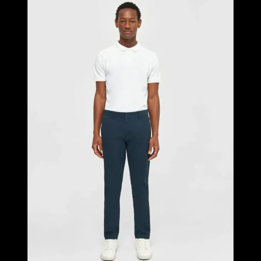 Luca Slim Twill Chinos Made Of Organic Cotton Mix